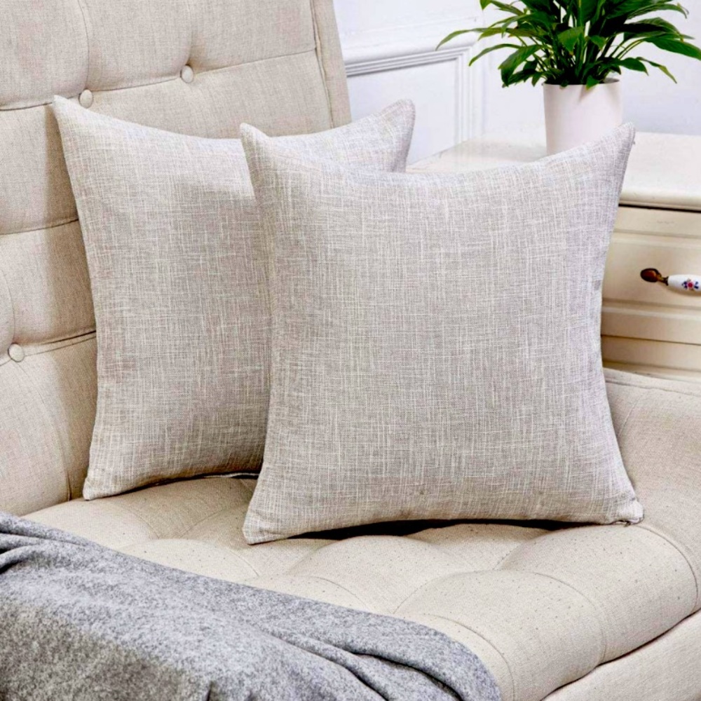 Amazon | Slate Grey Pillow Covers